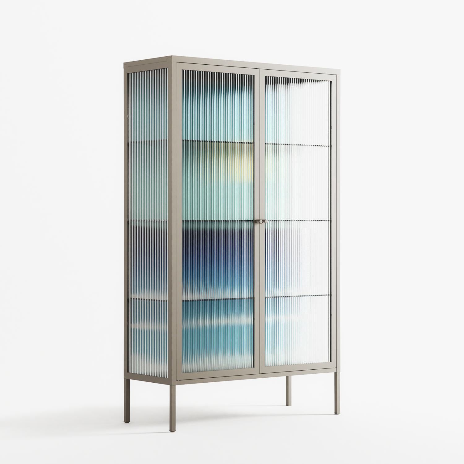Sea Swim - Cabinet - Henry Rivers - Pebble - Reeded glass