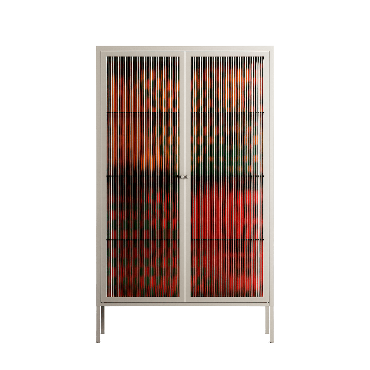 Hours - Cabinet - Oluwasheyi Adebayo - Pebble - Reeded glass