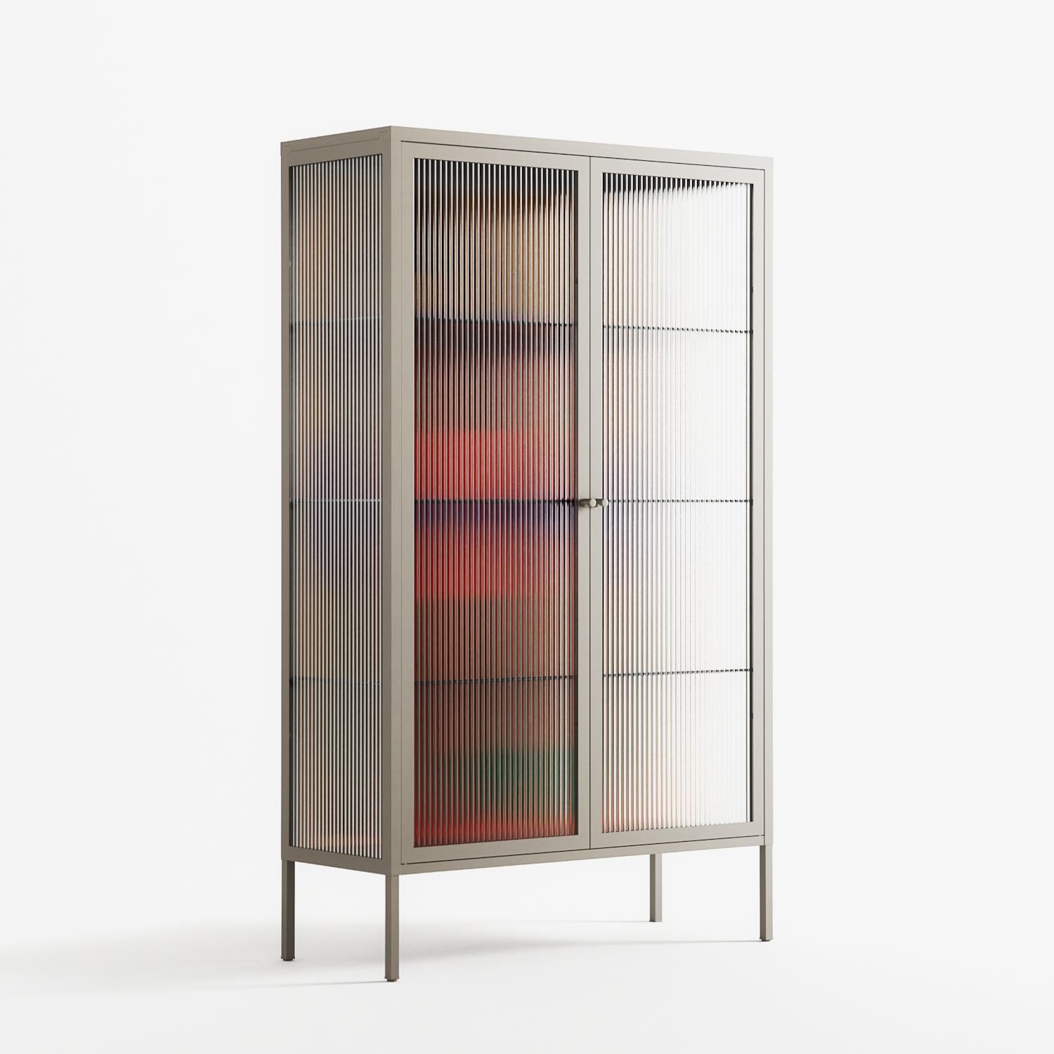 JJ - Cabinet - Oluwasheyi Adebayo - Pebble - Reeded glass