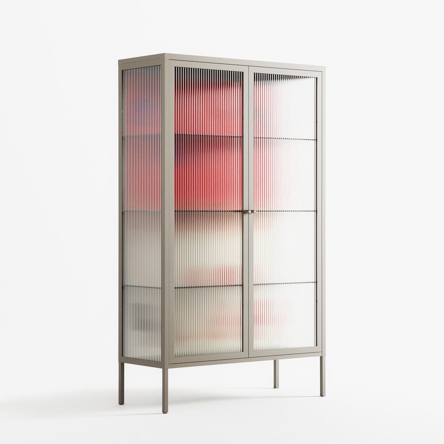 Parallel Mirage - Cabinet - Oluwasheyi Adebayo - Pebble - Reeded glass
