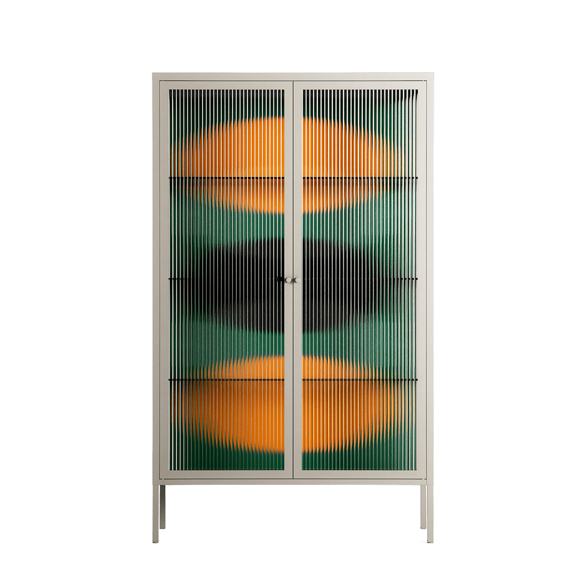 Soul Split - Cabinet - Oluwasheyi Adebayo - Pebble - Reeded glass
