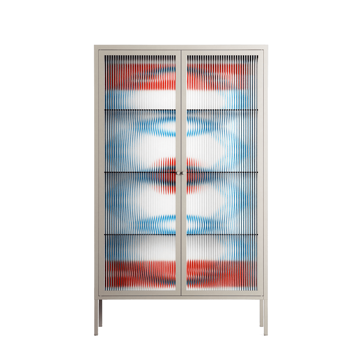 Velvet Dusk - Cabinet - Oluwasheyi Adebayo - Pebble - Reeded glass