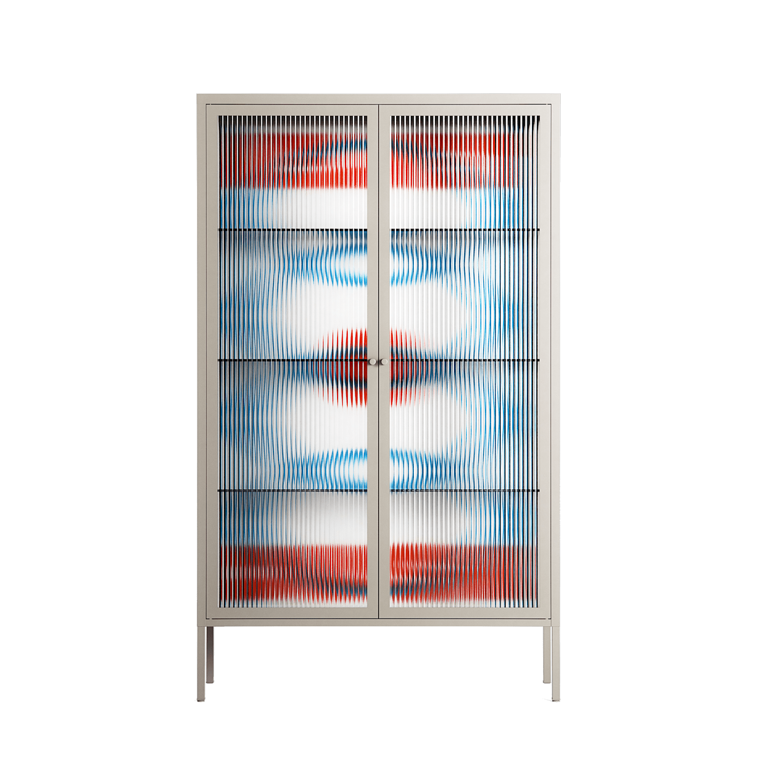 Velvet Dusk - Cabinet - Oluwasheyi Adebayo - Pebble - Reeded glass
