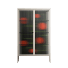 Floral Pipes - Cabinet - Kristin Eriksson - Pebble - Reeded glass