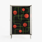 Floral Pipes - Cabinet - Kristin Eriksson - Pebble - Reeded glass