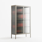 Floral Pipes - Cabinet - Kristin Eriksson - Pebble - Reeded glass