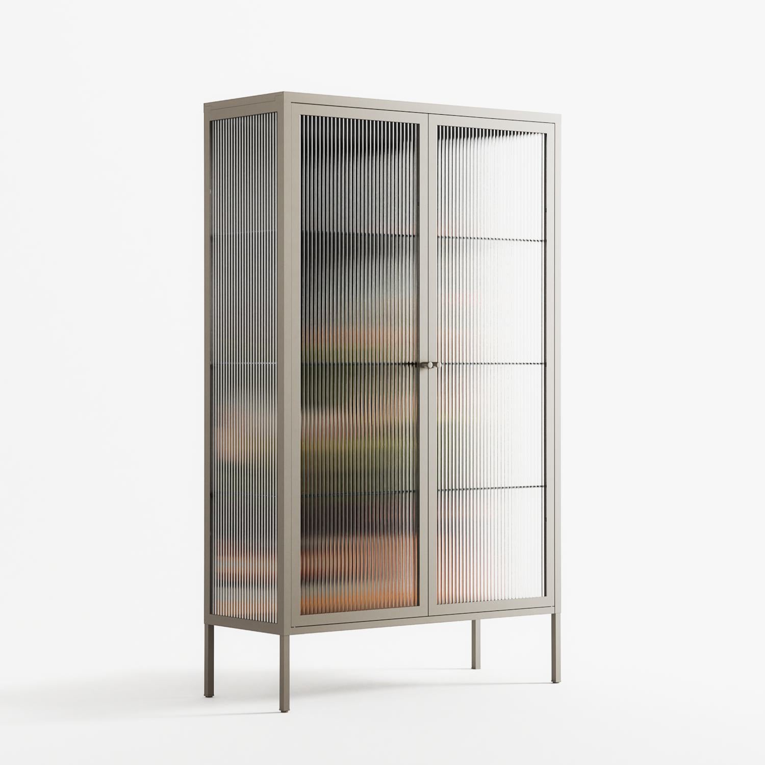 Waiting Game - Cabinet - Kristin Eriksson - Pebble - Reeded glass