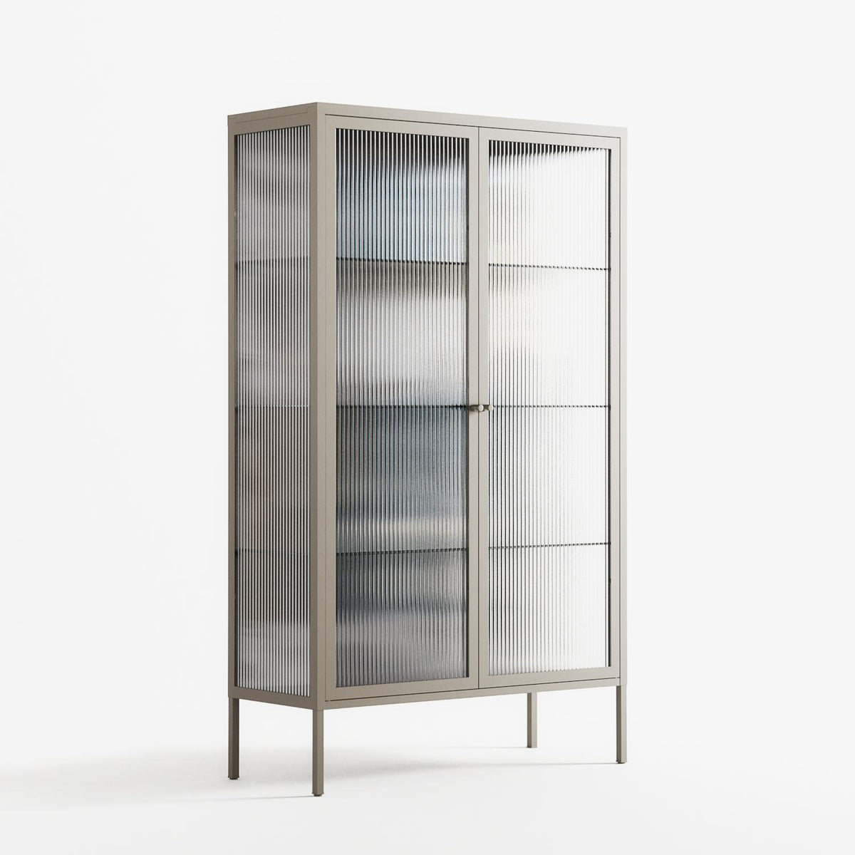 Balance - Cabinet - Sophie Goudman-Peachey - Pebble - Reeded glass