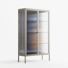 Blue Velvet - Cabinet - Sophie Goudman-Peachey - Pebble - Reeded glass