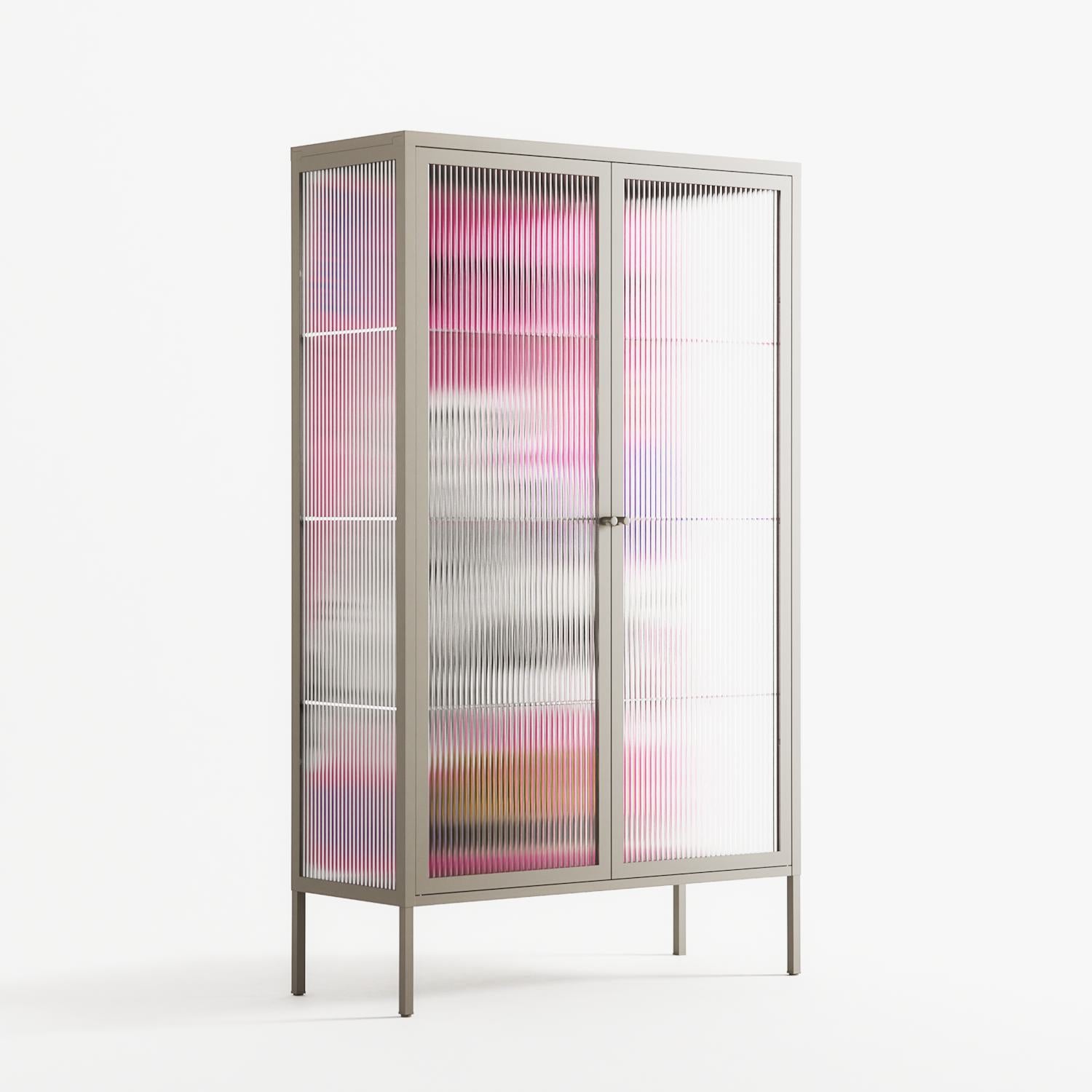 The Ringmaster - Cabinet - Caitlin Flood-Molyneux - Pebble - Reeded glass