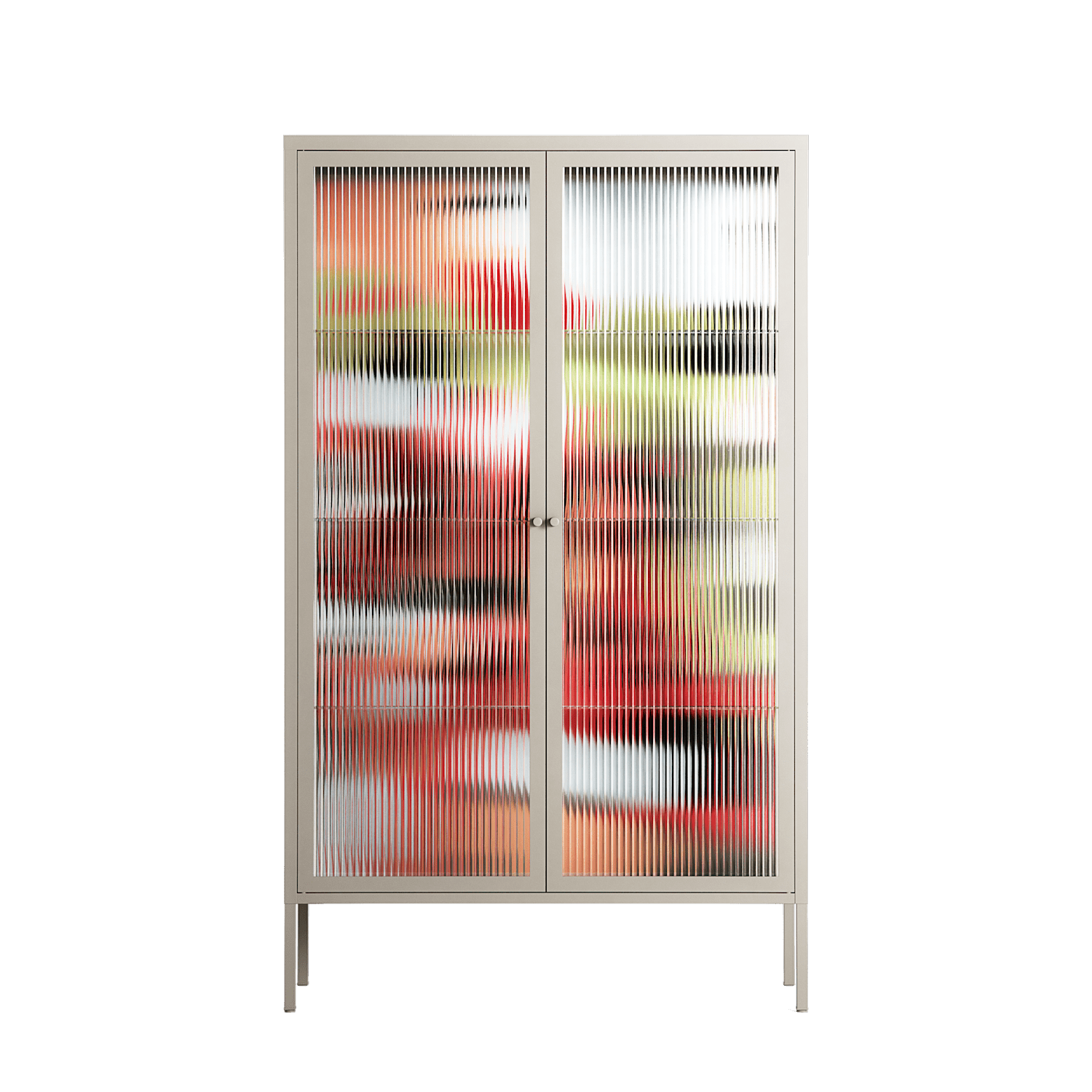 Rogue - Cabinet - Caitlin Flood-Molyneux - Pebble - Reeded glass
