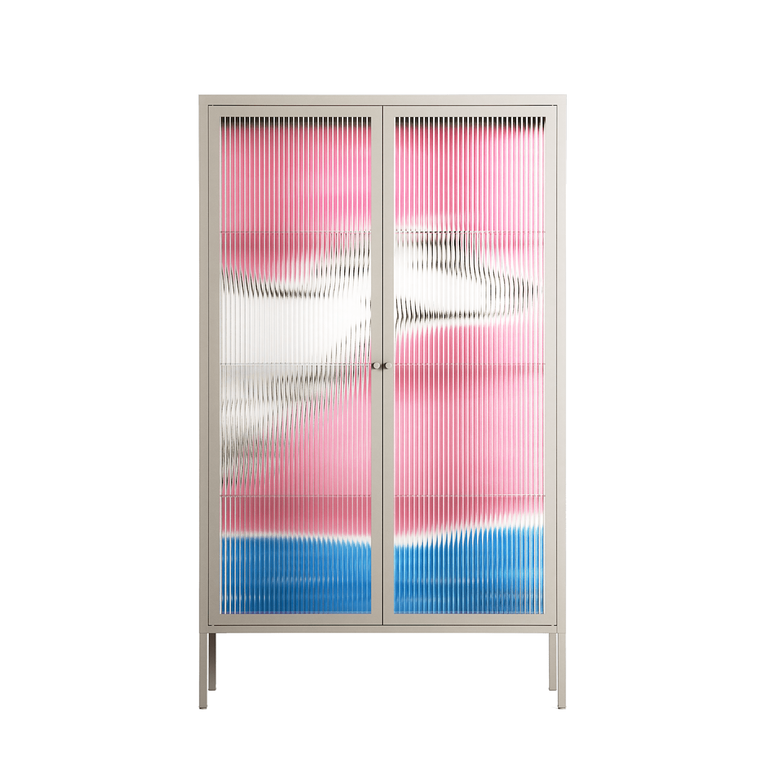 Fleeing - Cabinet - Caitlin Flood-Molyneux - Pebble - Reeded glass