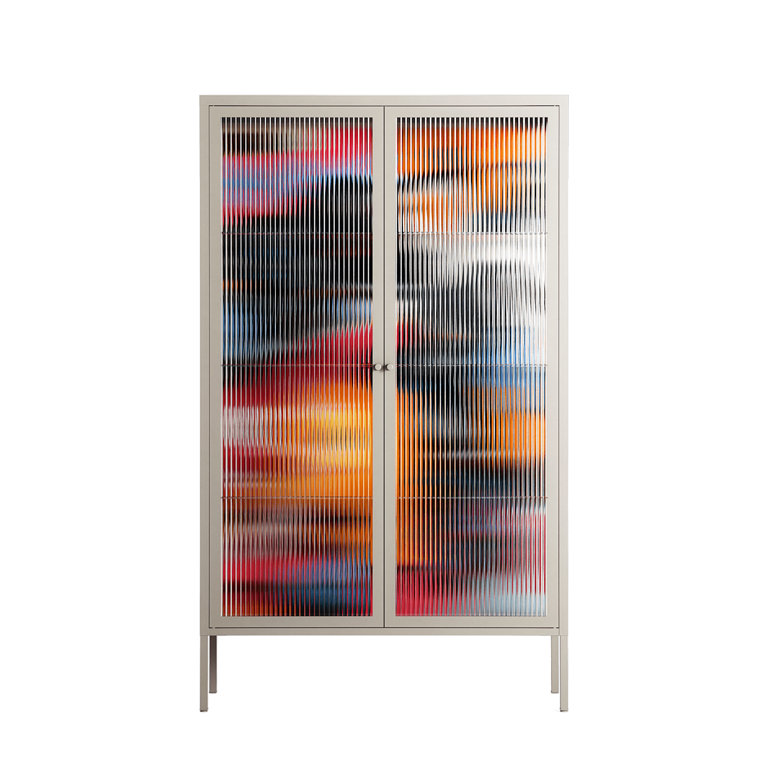 Ambush - Cabinet - Caitlin Flood-Molyneux - Pebble - Reeded glass
