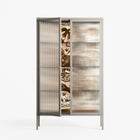 Delight Pink - Cabinet - Diana Catchpole - Pebble - Reeded glass