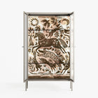 Delight Pink - Cabinet - Diana Catchpole - Pebble - Reeded glass