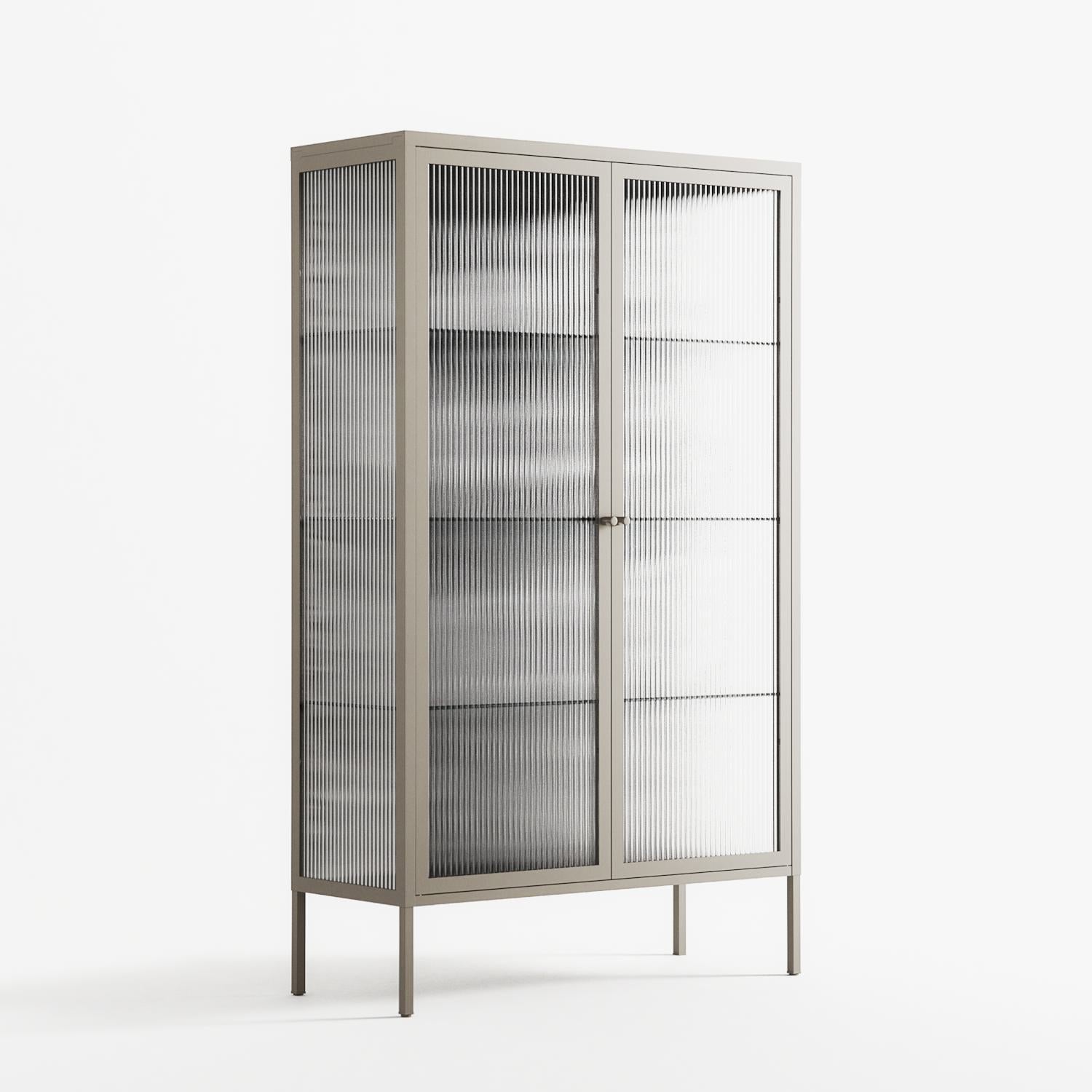 Flight Of Fancy - Cabinet - Diana Catchpole - Pebble - Reeded glass