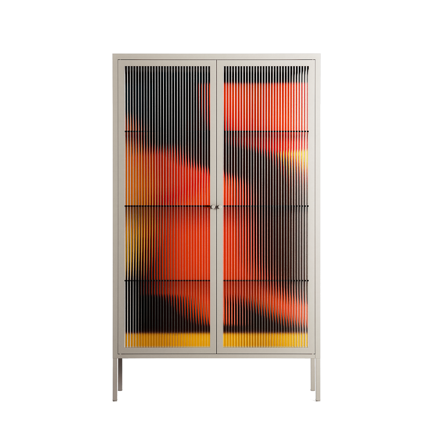 Swift - Cabinet - Rikki Hewitt - Pebble - Reeded glass
