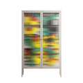 Maps - Cabinet - Naia Escribano - Pebble - Reeded glass