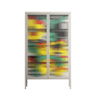 Maps - Cabinet - Naia Escribano - Pebble - Reeded glass