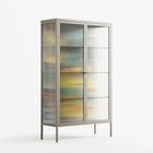 Maps - Cabinet - Naia Escribano - Pebble - Reeded glass