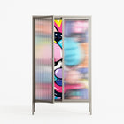 Sansone - Cabinet - Maddalena Fanfani - Pebble - Reeded glass