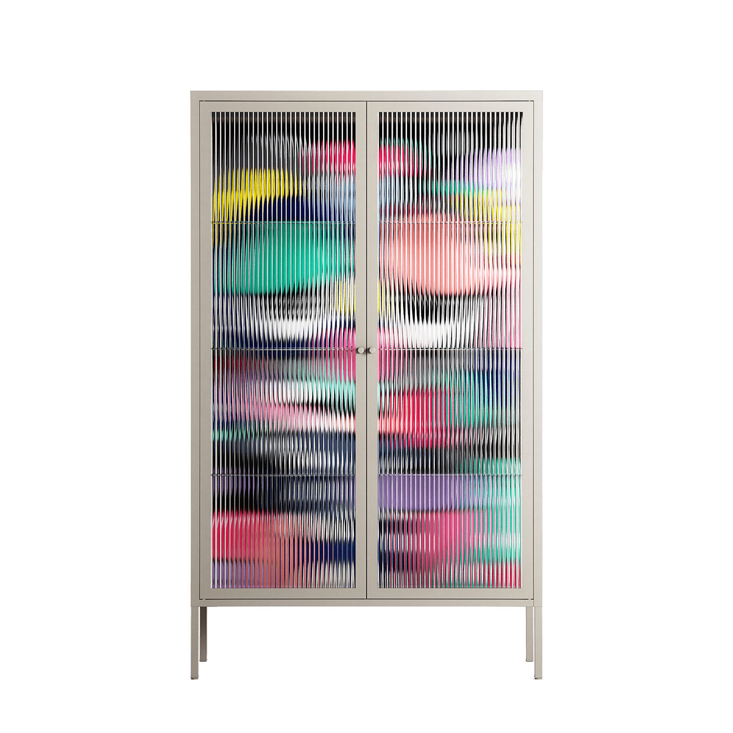 Bobsan - Cabinet - Maddalena Fanfani - Pebble - Reeded glass