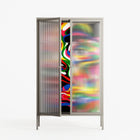 Orbiting Around Herself - Cabinet - Mathilda Kienast - Pebble - Reeded glass