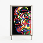 Orbiting Around Herself - Cabinet - Mathilda Kienast - Pebble - Reeded glass