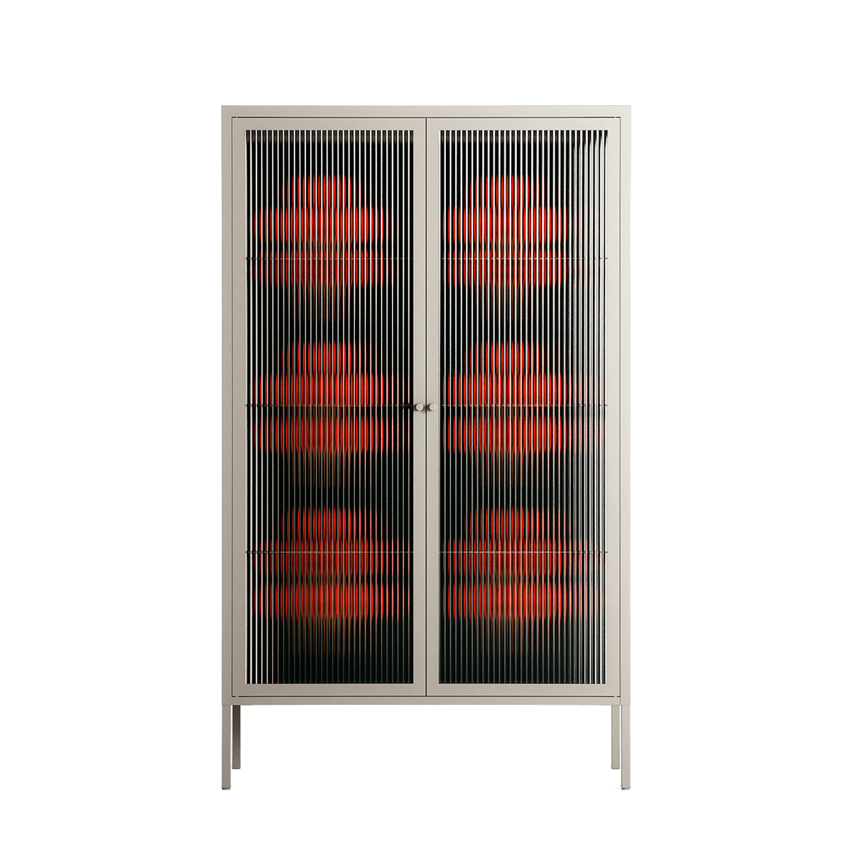 Berry Branch - Cabinet - Ethan Fender - Pebble - Reeded glass