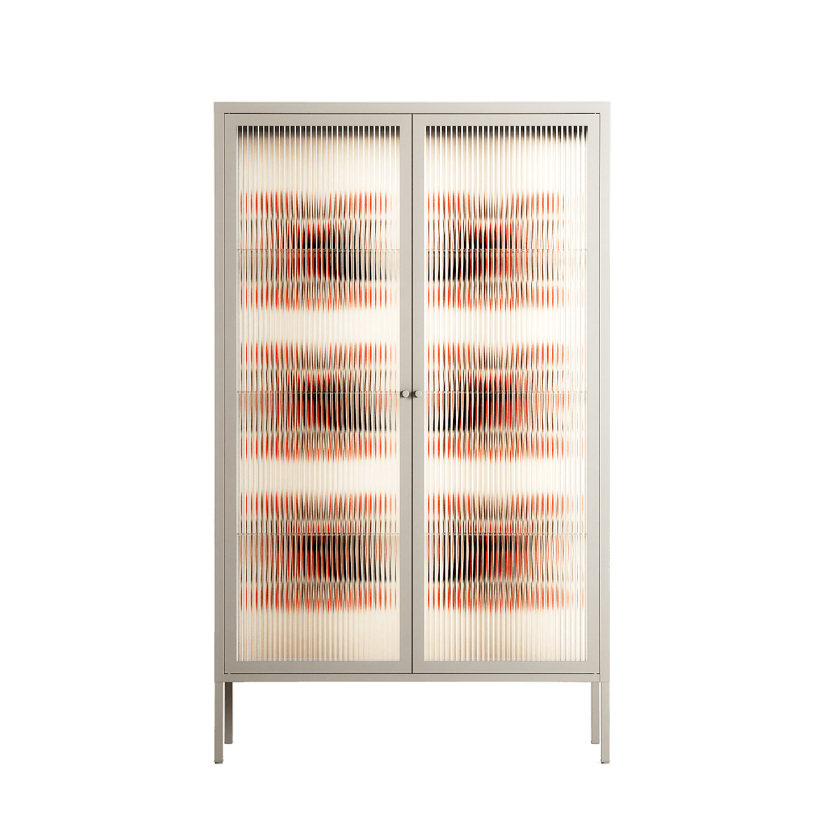 Crow Del Sol - Cabinet - Ethan Fender - Pebble - Reeded glass