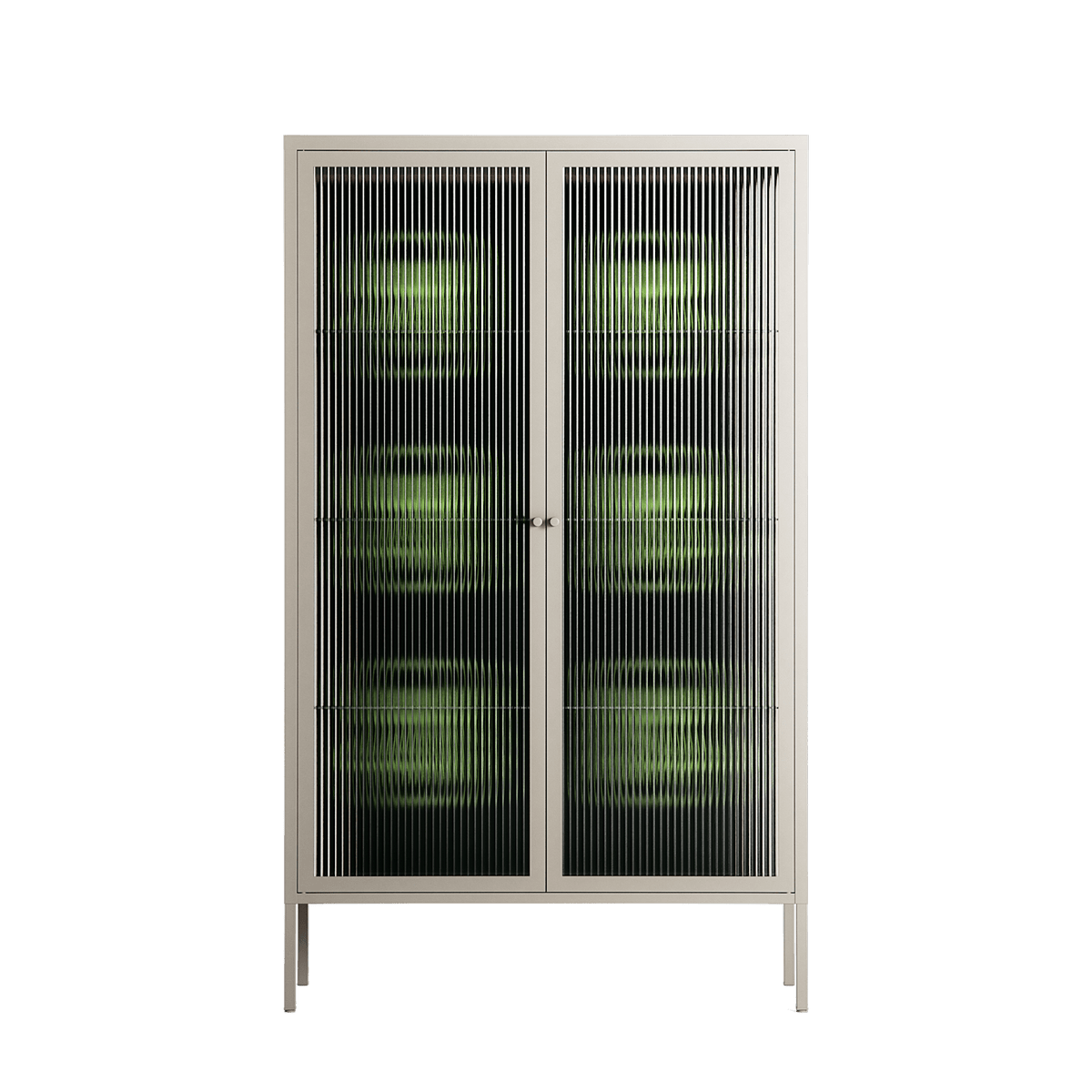 Evergreen Stag - Cabinet - Ethan Fender - Pebble - Reeded glass