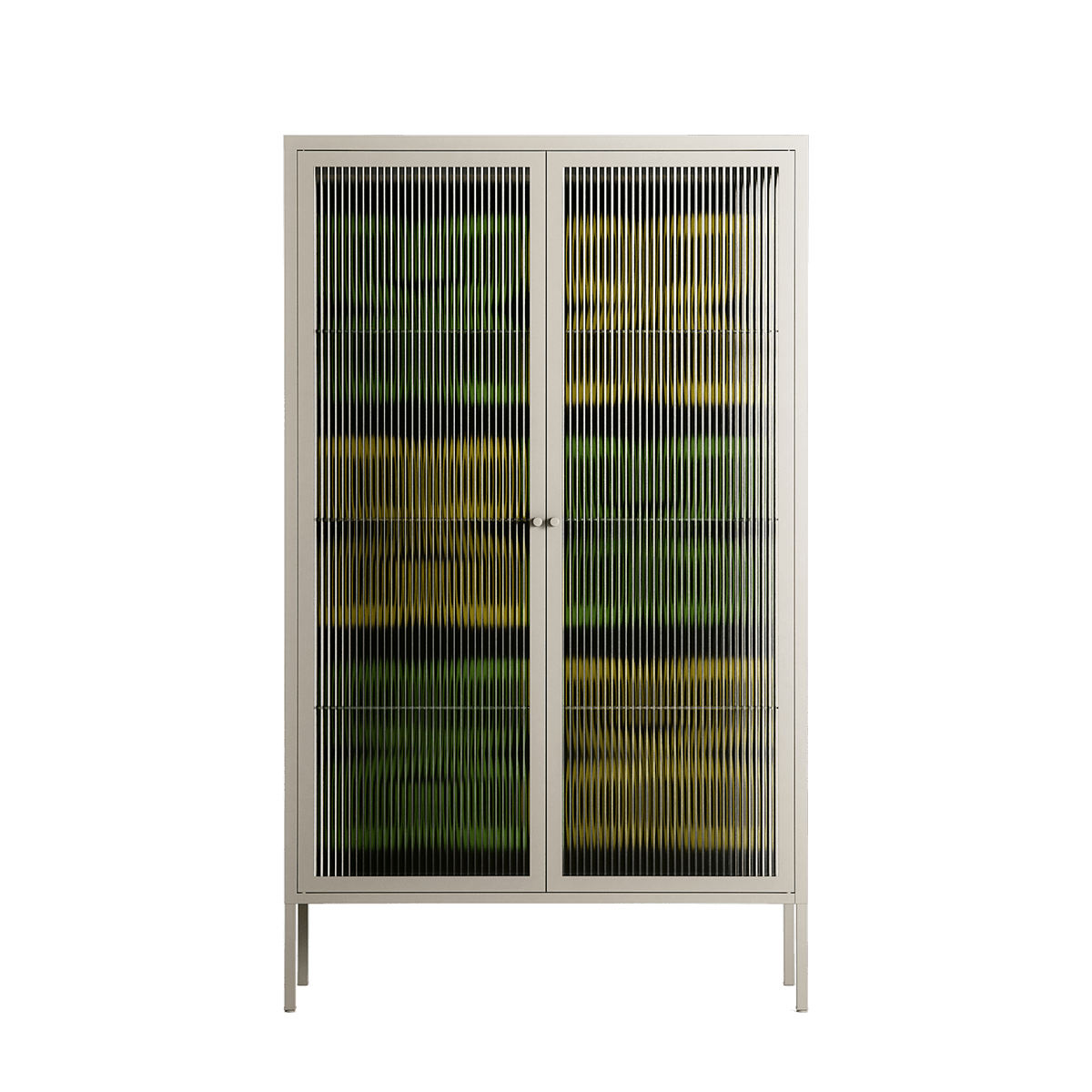 Ultra Bloom - Cabinet - Ethan Fender - Pebble - Reeded glass