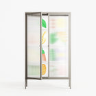Shapes - Cabinet - Lydia Greaves - Pebble - Reeded glass