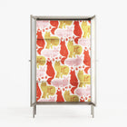 Cats - Cabinet - Lydia Greaves - Pebble - Reeded glass