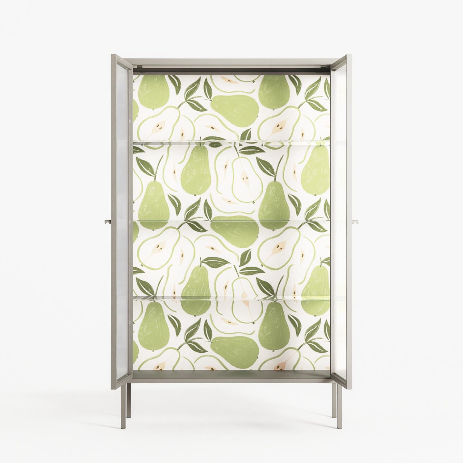 Pears - Cabinet - Lydia Greaves - Pebble - Reeded glass