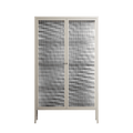 Wave In Wave - Cabinet - Guido De Boer - Pebble - Reeded glass