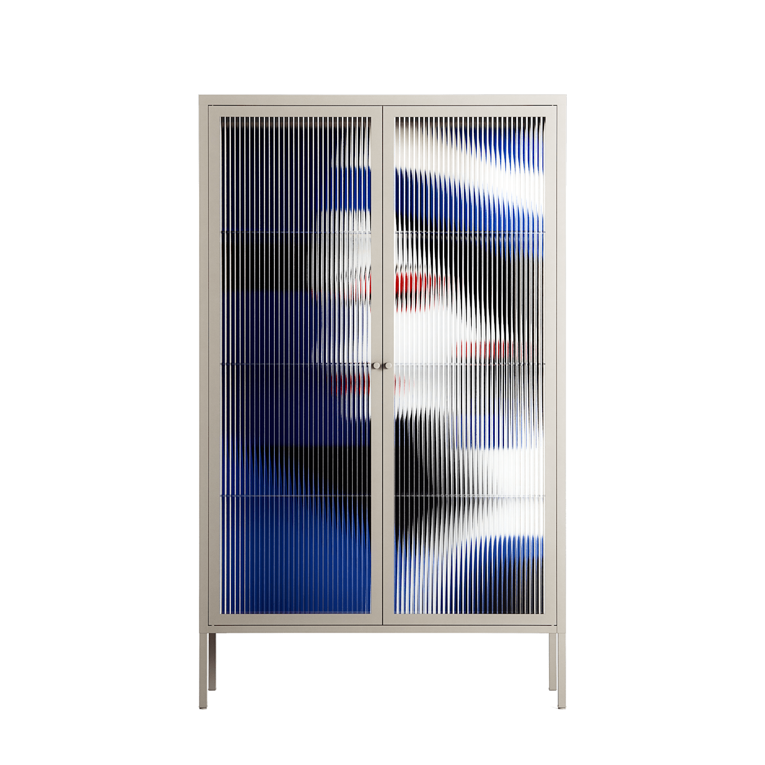 Beyond The Veil Of Consciousness - Cabinet - Mathilda Kienast - Pebble - Reeded glass