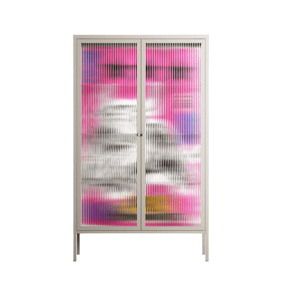 The Ringmaster - Cabinet - Caitlin Flood-Molyneux - Pebble - Reeded glass