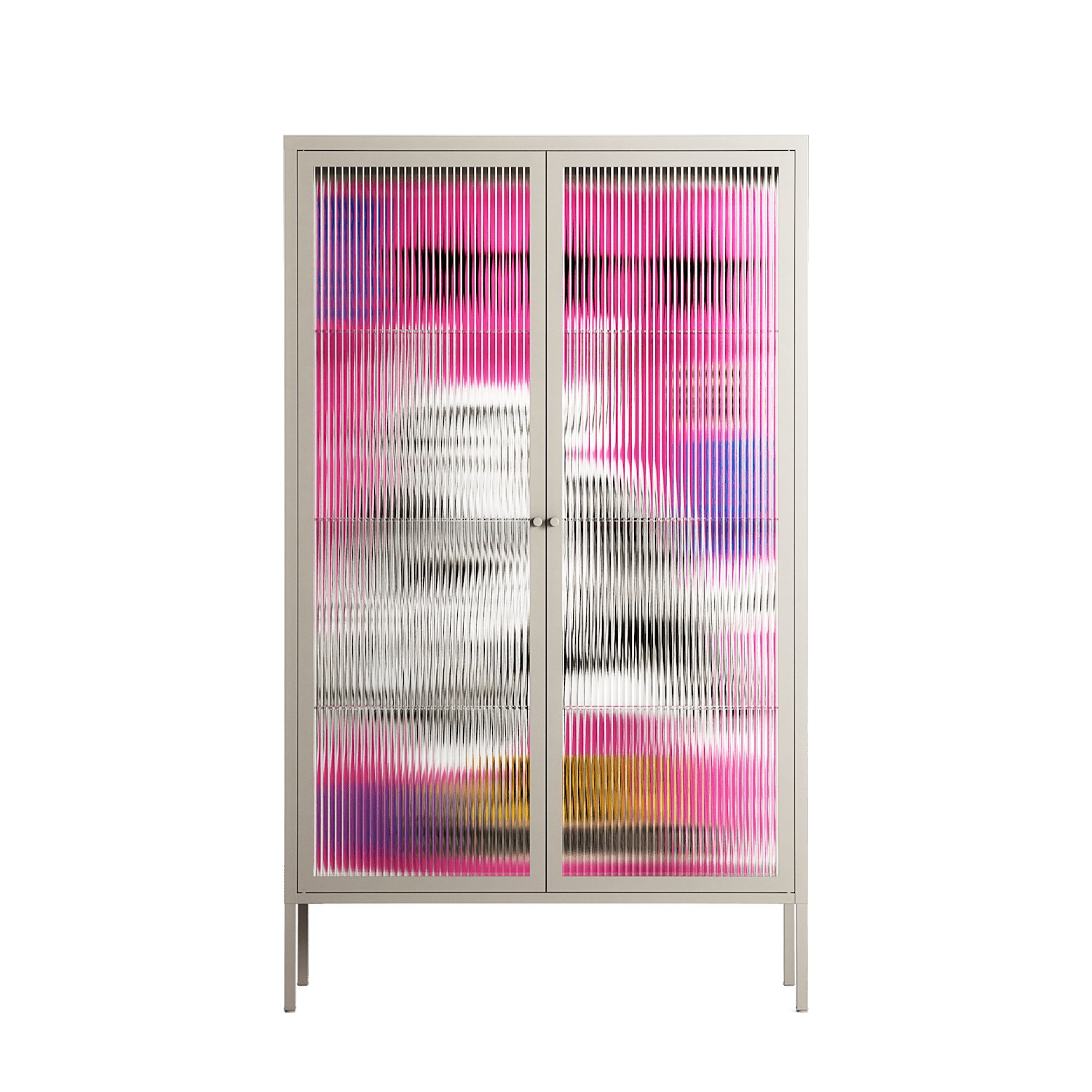 The Ringmaster - Cabinet - Caitlin Flood-Molyneux - Pebble - Reeded glass