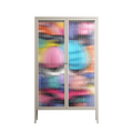 Sansone - Cabinet - Maddalena Fanfani - Pebble - Reeded glass