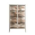 Delight Pink - Cabinet - Diana Catchpole - Pebble - Reeded glass