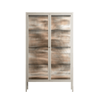 Delight Pink - Cabinet - Diana Catchpole - Pebble - Reeded glass