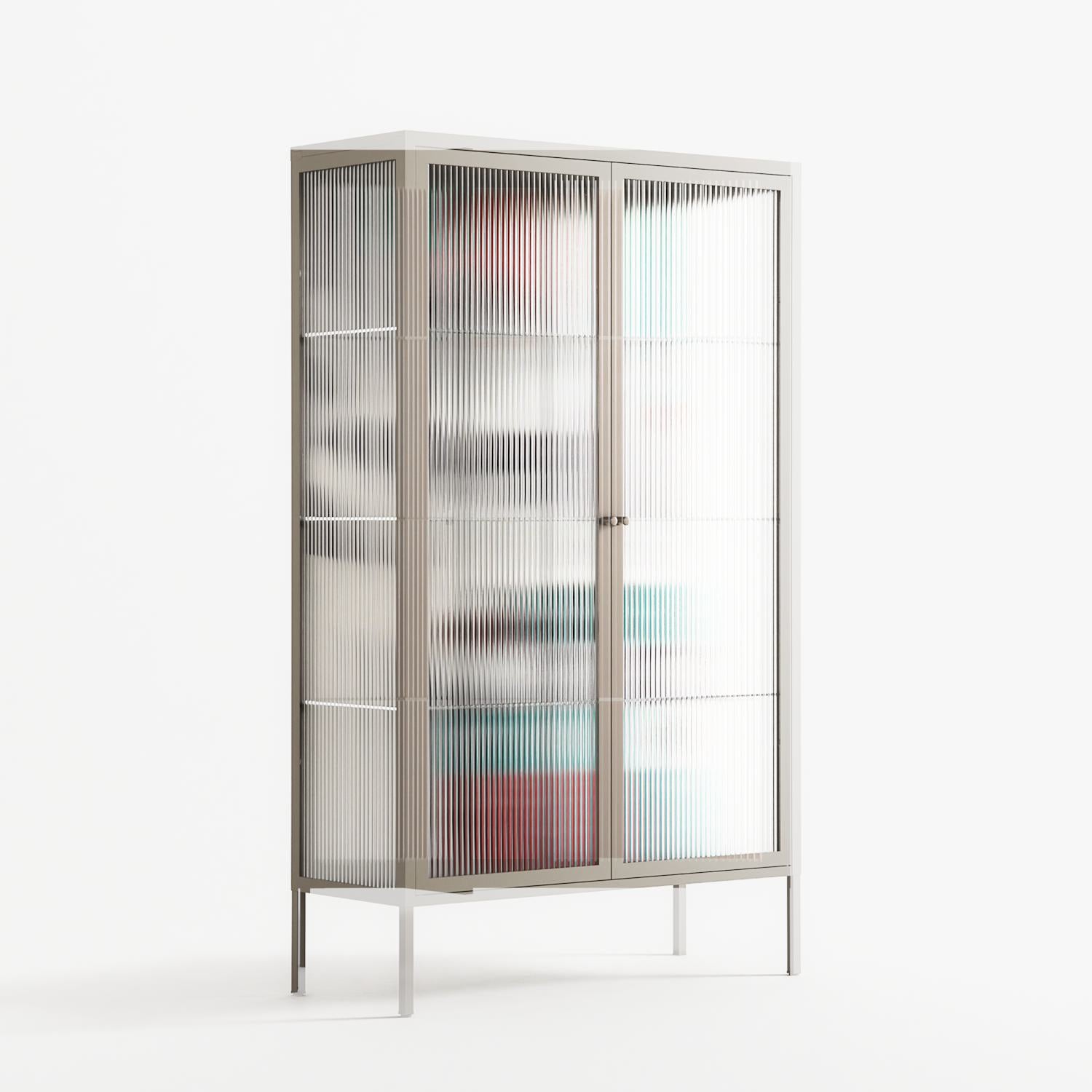 The Dessolution - Cabinet - Mathilda Kienast - Pebble - Reeded glass