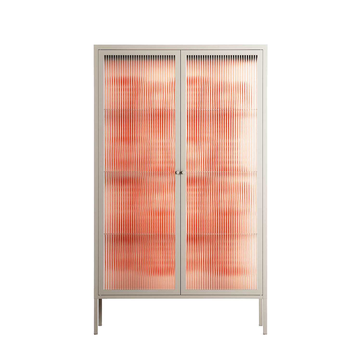 Lobsters - Cabinet - Lydia Greaves - Pebble - Reeded glass