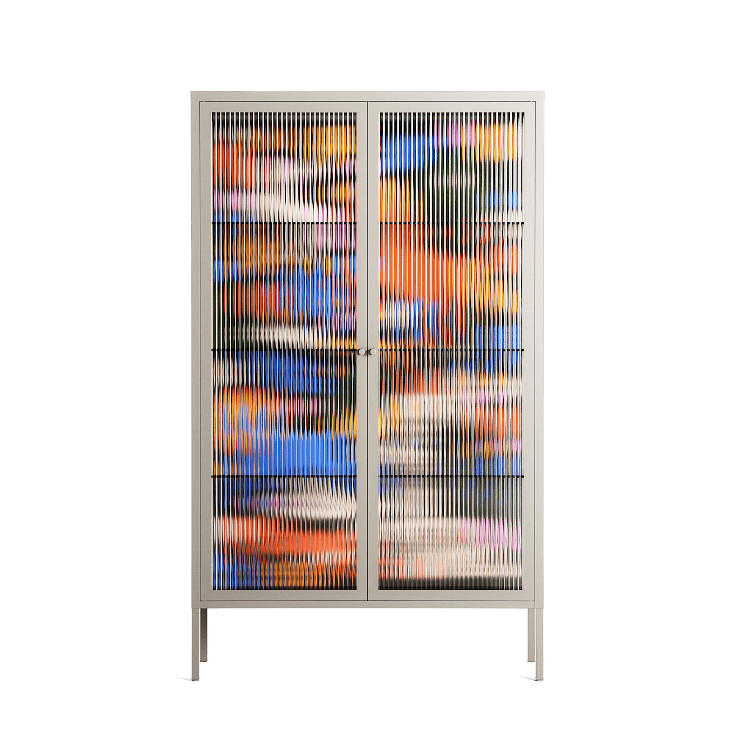 The Secret Herb Garden In The Forest - Cabinet - Nick Liefhebber - Pebble - Reeded glass