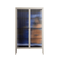 Blue Velvet - Cabinet - Sophie Goudman-Peachey - Pebble - Reeded glass