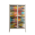 All The Stickers - Cabinet - Craig Watkins - Pebble - Reeded glass