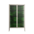 Wottosque Green - Cabinet - Craig Watkins - Pebble - Reeded glass