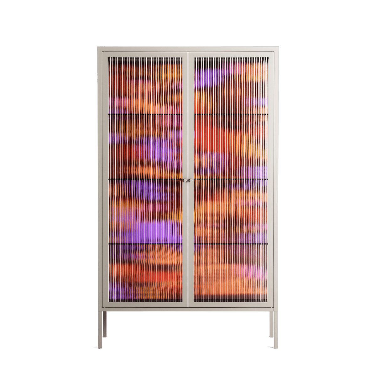 The Secret Herb Garden In The Forest 2 - Cabinet - Nick Liefhebber - Pebble - Reeded glass