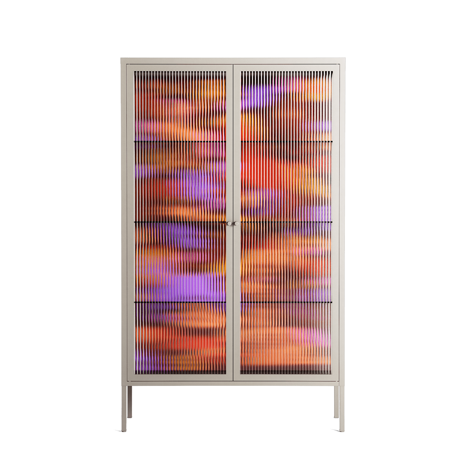 The Secret Herb Garden In The Forest 2 - Cabinet - Nick Liefhebber - Pebble - Reeded glass
